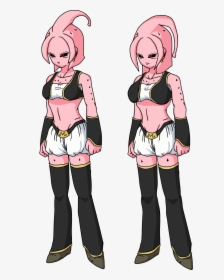 Majin Buu Vegeta Dragon Ball Goku Female - Dragon Ball Majin Buu Girl, HD Png Download, Free Download