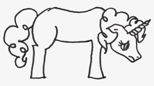 Transparent Unicorn Head Png - Line Art, Png Download, Free Download