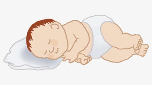 Redhaired Sleeping Baby Clip Art - Cartoon, HD Png Download, Free Download