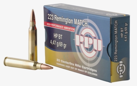 Ppu Ppm2231 Match 223 Remington/5 - 7.62 X54r Ppu, HD Png Download, Free Download