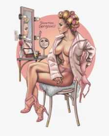 Show Girl 70 - Cartoon, HD Png Download, Free Download