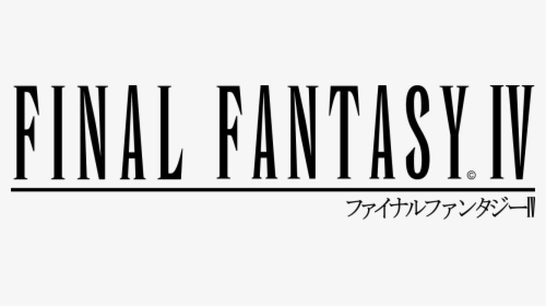 Final Fantasy 4 Logo Png, Transparent Png, Free Download