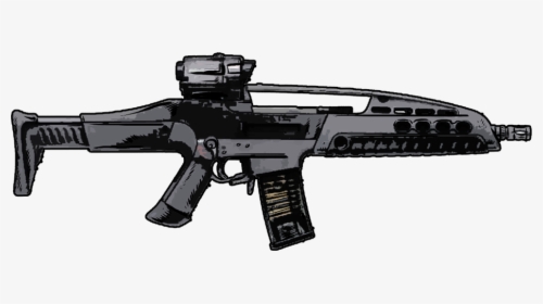 Modernfirearms2 0014 Oicw Assault Rifle - Oicw Rifle, HD Png Download, Free Download