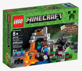 The Cave Box Front - Lego Minecraft, HD Png Download, Free Download