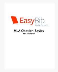 Mla Citation Bibliography Basics Main Image - Easybib, HD Png Download, Free Download