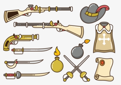 Musketeer Icons Vector - Musketeer Icons, HD Png Download, Free Download