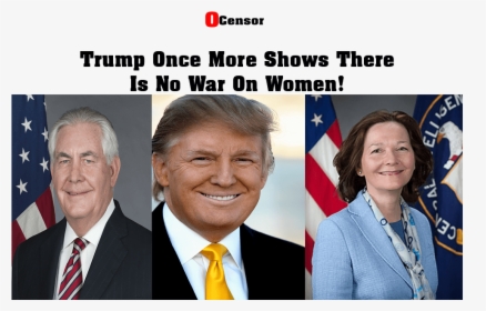 Trump Once More Shows There Is No War On Women - Haspel Cia, HD Png Download, Free Download