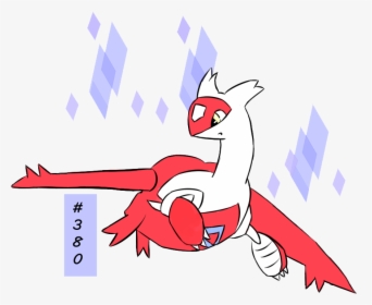 #380 Pokémon Go Latias Red Cartoon Vertebrate Fictional - Cartoon, HD Png Download, Free Download