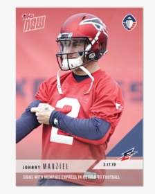 Aaf Topps Now® Card - Sprint Football, HD Png Download, Free Download