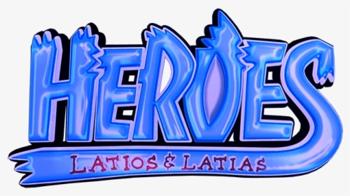 La Mejor Enciclopedia Pokémon - Pokemon Heroes Latios And Latias Logo, HD Png Download, Free Download