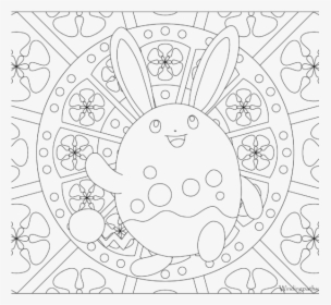 Adult Pokemon Coloring Page Azumarill , Png Download - Butterfree Pokemon Coloring Page, Transparent Png, Free Download