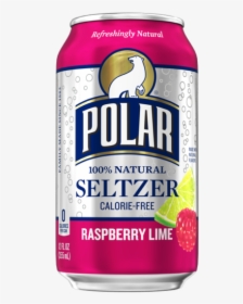 Raspberry-lime Polar Seltzer - Polar Seltzer Black Cherry, HD Png Download, Free Download