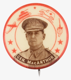 General Macarthur Political Button Museum - Douglas Macarthur Wwii Badge, HD Png Download, Free Download