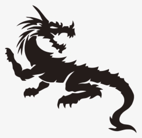 Tribal Dragon - Cool Simple Dragon Drawing, HD Png Download, Free Download