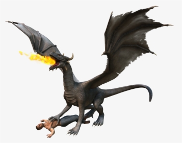Person Riding Dragon Png, Transparent Png, Free Download