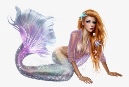 Mon Image - Mermaid Girl Png, Transparent Png, Free Download