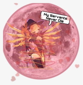#mercy #witch #moon - Moon, HD Png Download, Free Download
