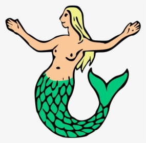 Mermaid Heraldry, HD Png Download, Free Download