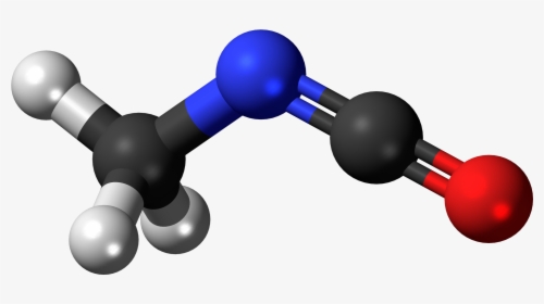 Methyl Isocyanate 3d Ball - Dimethyl Ether Ball And Stick Model, HD Png Download, Free Download