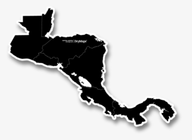 Central America - Mapa Centro America Vector, HD Png Download, Free Download