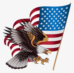 Semper Fi Painting - American Eagle Transparent Background, HD Png Download, Free Download