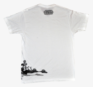 Scout Troopers On Speederbikes White Male T-shirt - Jet Ski, HD Png Download, Free Download