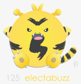 Electabuzz Remix  this Fuzz Electric Goblin Cat Creature - Cartoon, HD Png Download, Free Download