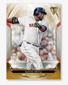 David Ortiz 2019 Triple Threads Base Card Poster Gold - Topps, HD Png Download, Free Download