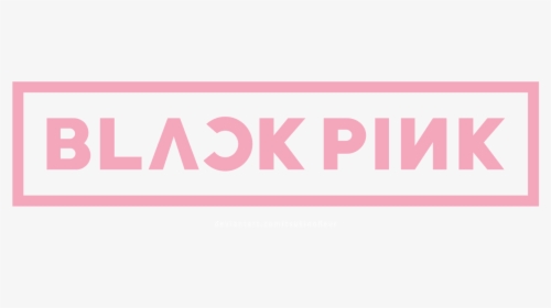 Pink Text Font - Logo Black Pink Png, Transparent Png, Free Download