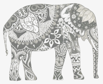 Elephant - Zen Doodle Elephant, HD Png Download, Free Download