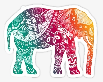 #elephant #colorful #tumblr #freetoedit - Blue Elephant, HD Png Download, Free Download