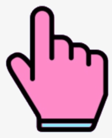 Hand Cursor - Hand Click Subscribe Button, HD Png Download, Free Download