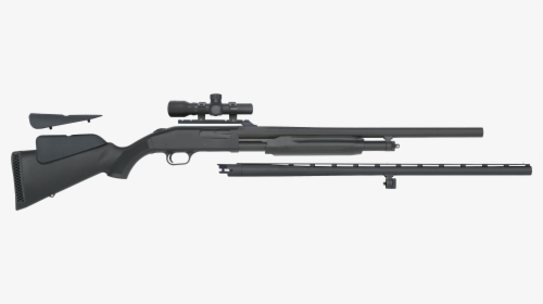 Mossberg 500 12 Gauge Shotgun With Scope, HD Png Download, Free Download