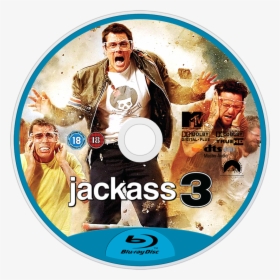 Jackass 3 Bluray Disc Image - Jackass 3 Dvd Cover, HD Png Download, Free Download
