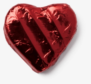 Dark Chocolate Peanut Butter Foil Heart - Heart, HD Png Download, Free Download