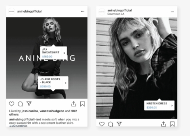 Anine Bing Women’s Fashion Brand By The Model Turned - Instagram Trend S 2019, HD Png Download, Free Download