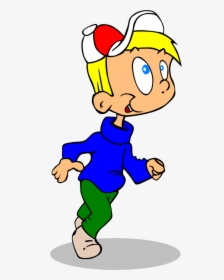 Boy Running Vector Clip Art Cliparting For Running - Boy Running Clipart Transparent, HD Png Download, Free Download