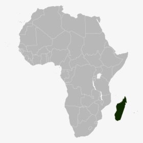 Africa And Madagascar Map, HD Png Download, Free Download