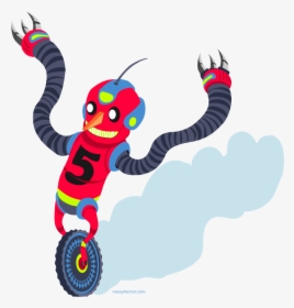 Running Robot Vector Hd , Png Download - Robot Running Clipart, Transparent Png, Free Download