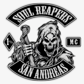 Soul Reapers Mc Patch, HD Png Download, Free Download