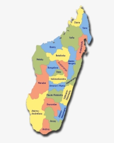 Madagascar Map - Atlas, HD Png Download, Free Download