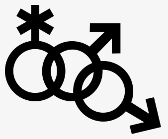 Mars Symbol Interlocked With A Nonbinary Symbol And - Non Binary Gender Icon, HD Png Download, Free Download