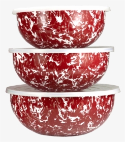 Rd54 Red Swirl Mixing Bowls - Mixing Bowl, HD Png Download, Free Download