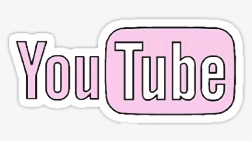 #youtube #pink #sticker #glitch #emoji - Grav3yardgirl, HD Png Download, Free Download