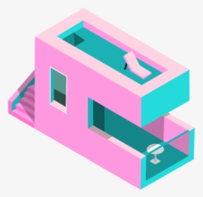 Geo House - Graphic Design, HD Png Download, Free Download
