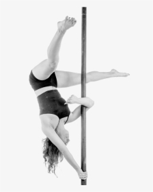 Pole Dancers Bw - Pole Dance, HD Png Download, Free Download