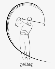 Golf Clip Art - 女 高爾夫 卡通, HD Png Download, Free Download