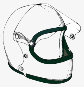 Motorcycle Clipart Jpeg - Helmet Clipart Black And White, HD Png Download, Free Download