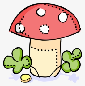 Or Toadstool With Lucky - Edible Mushroom, HD Png Download, Free Download