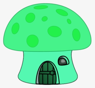 Orange Mushroom House - Cartoon Mushroom House, HD Png Download, Free Download